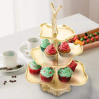 Plateau de service à gâteaux à étages