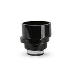 Vase en verre massif de qualité supérieure à motif tourbillonnant