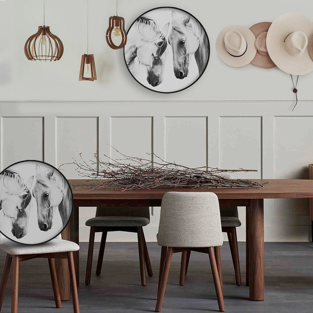 Décoration murale circulaire - Mustang