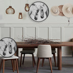 Décoration murale circulaire - Mustang