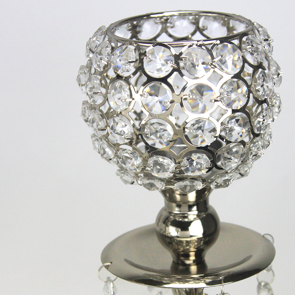 Candélabre suspendu en cristal à 5 ​​bras