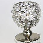 Candélabre suspendu en cristal à 5 ​​bras