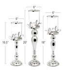 Bougeoir pilier en cristal