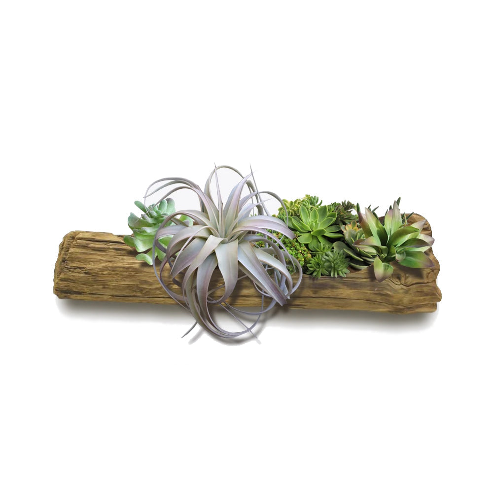 Jardinière en bois flotté