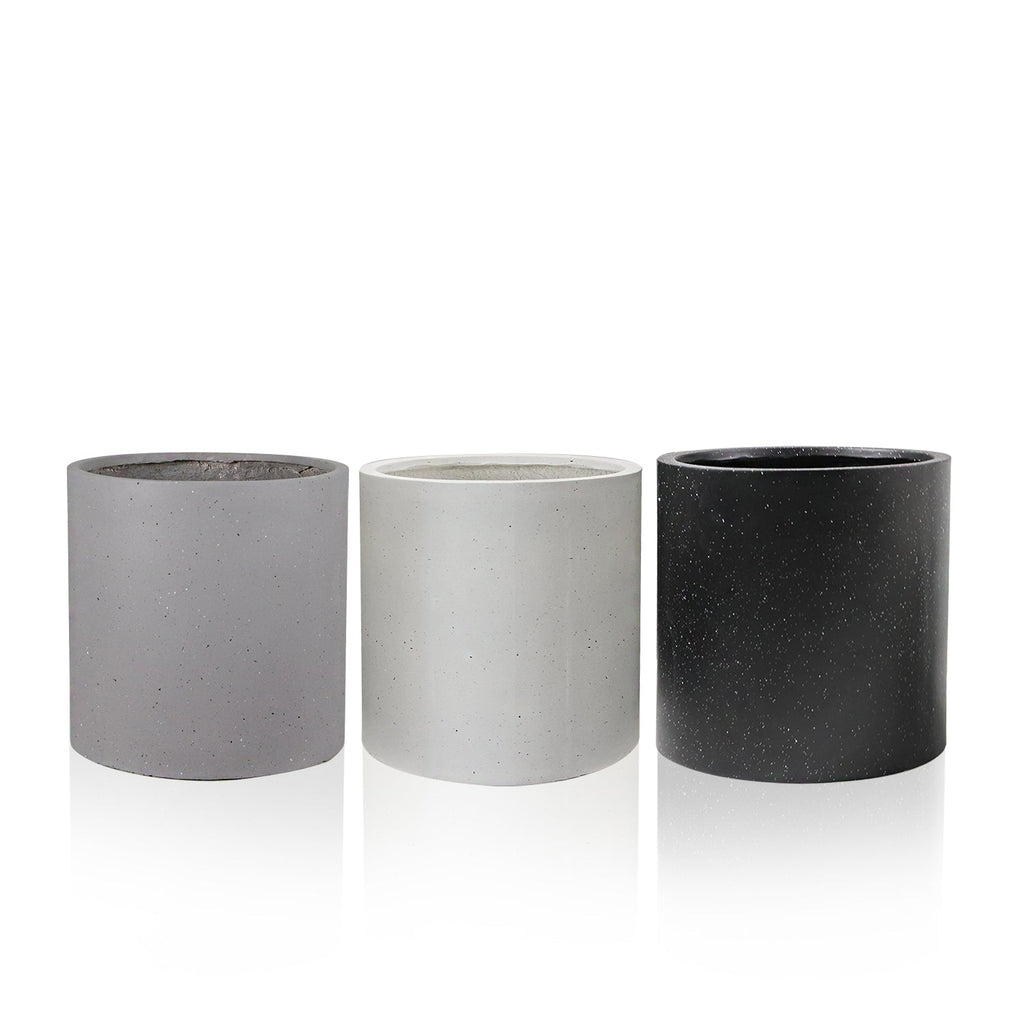 Jardinières cylindriques de sol FibraLuxe