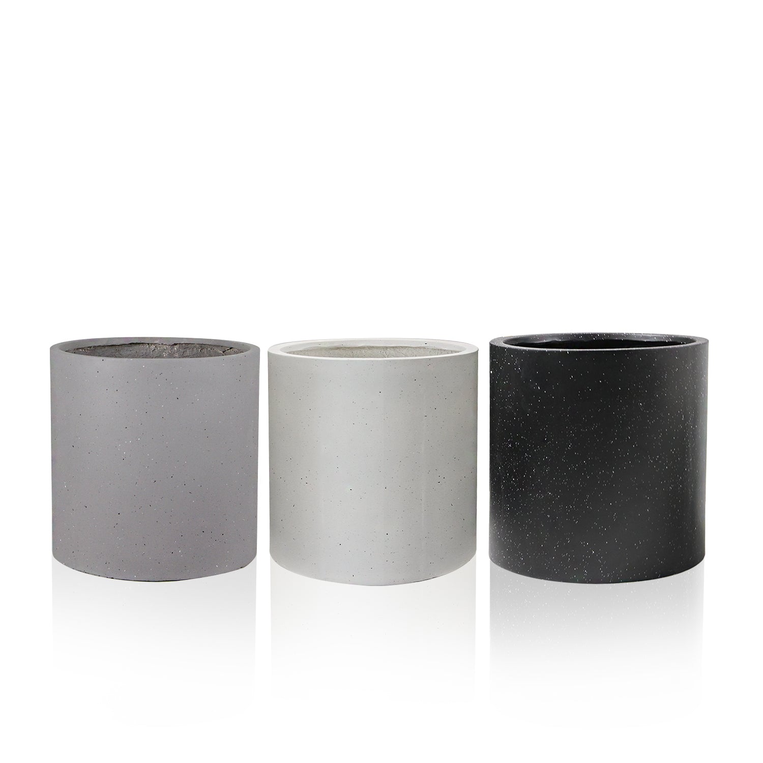 Jardinières cylindriques de sol FibraLuxe