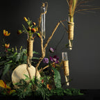 Vase à bourgeon en tube de verre (lot de 4)