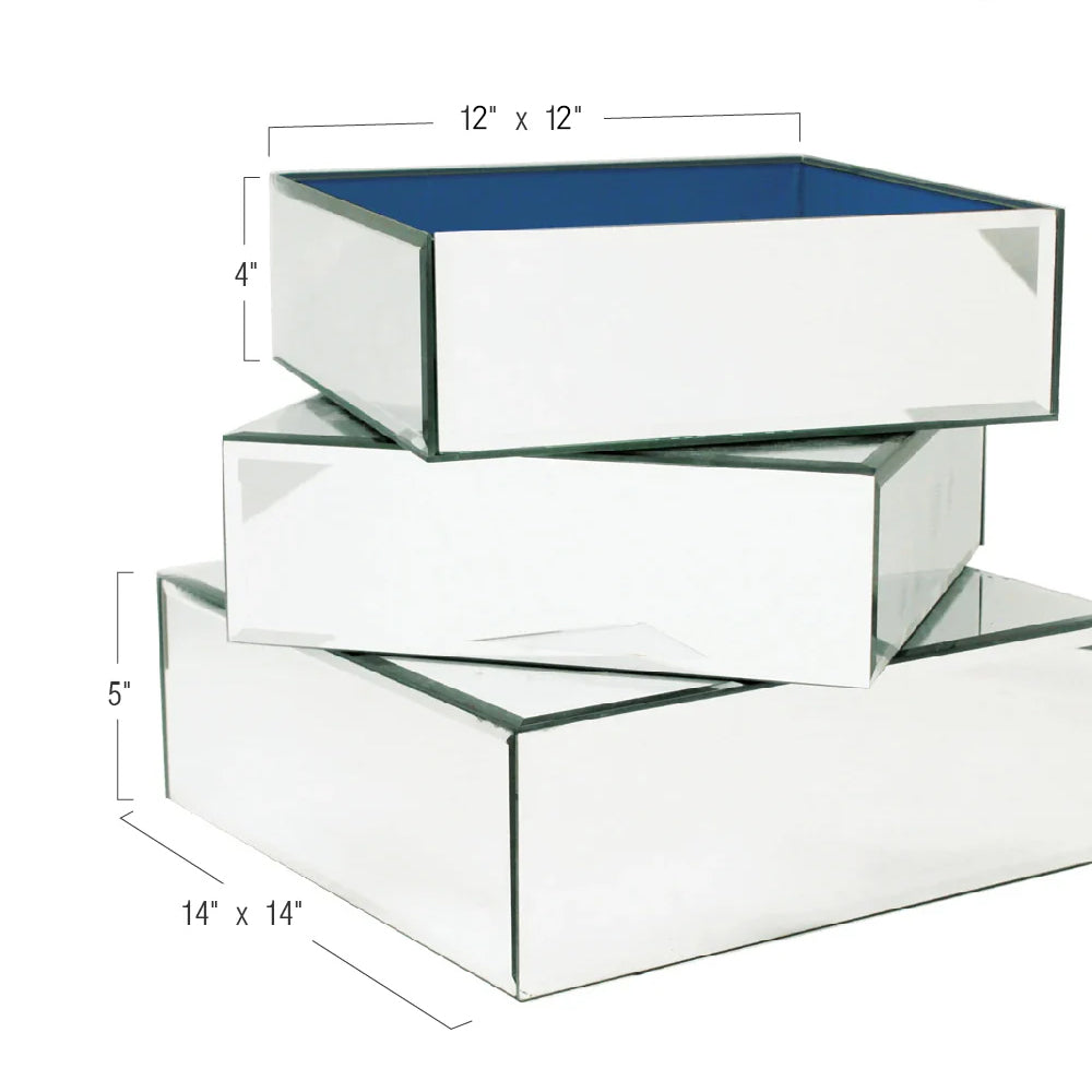 Aquarium floral à miroir réversible