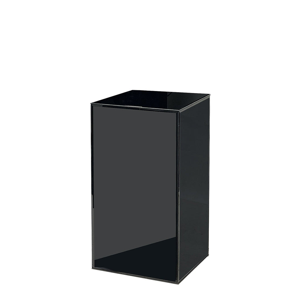 Colonne/Pied d'exposition en verre noir