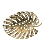 Sculpture de Monstera murale en métal