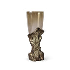 Vase en verre Elevated Essence avec bougeoir
