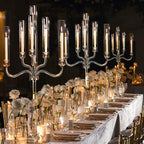 Lustre candélabre à 7 bras en acrylique de qualité supérieure