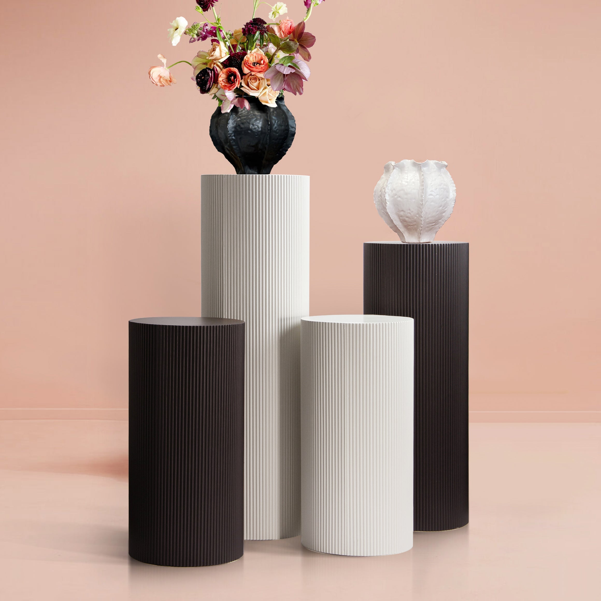 Colonne en MDF déchiré