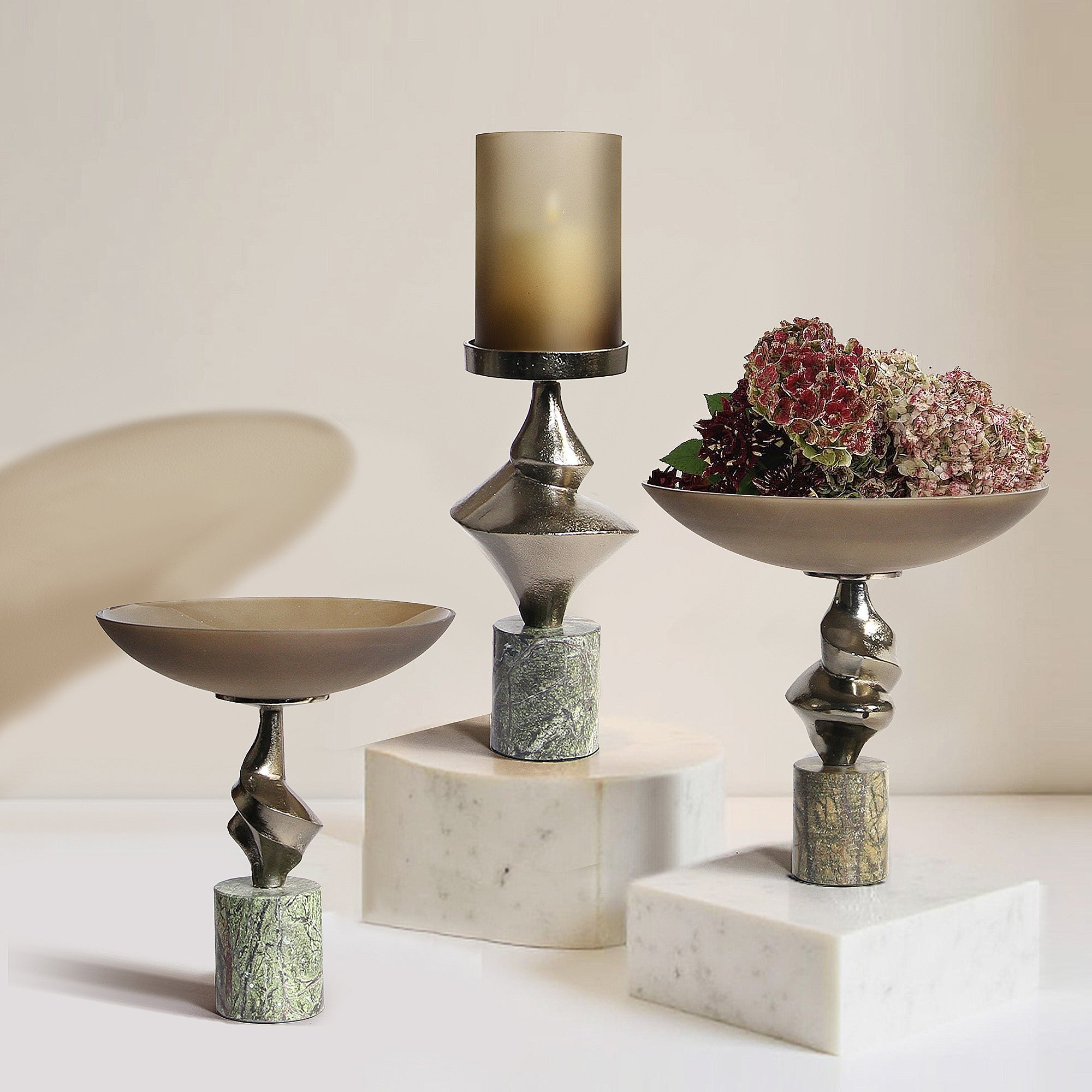 Compotier et bougeoir Orralis