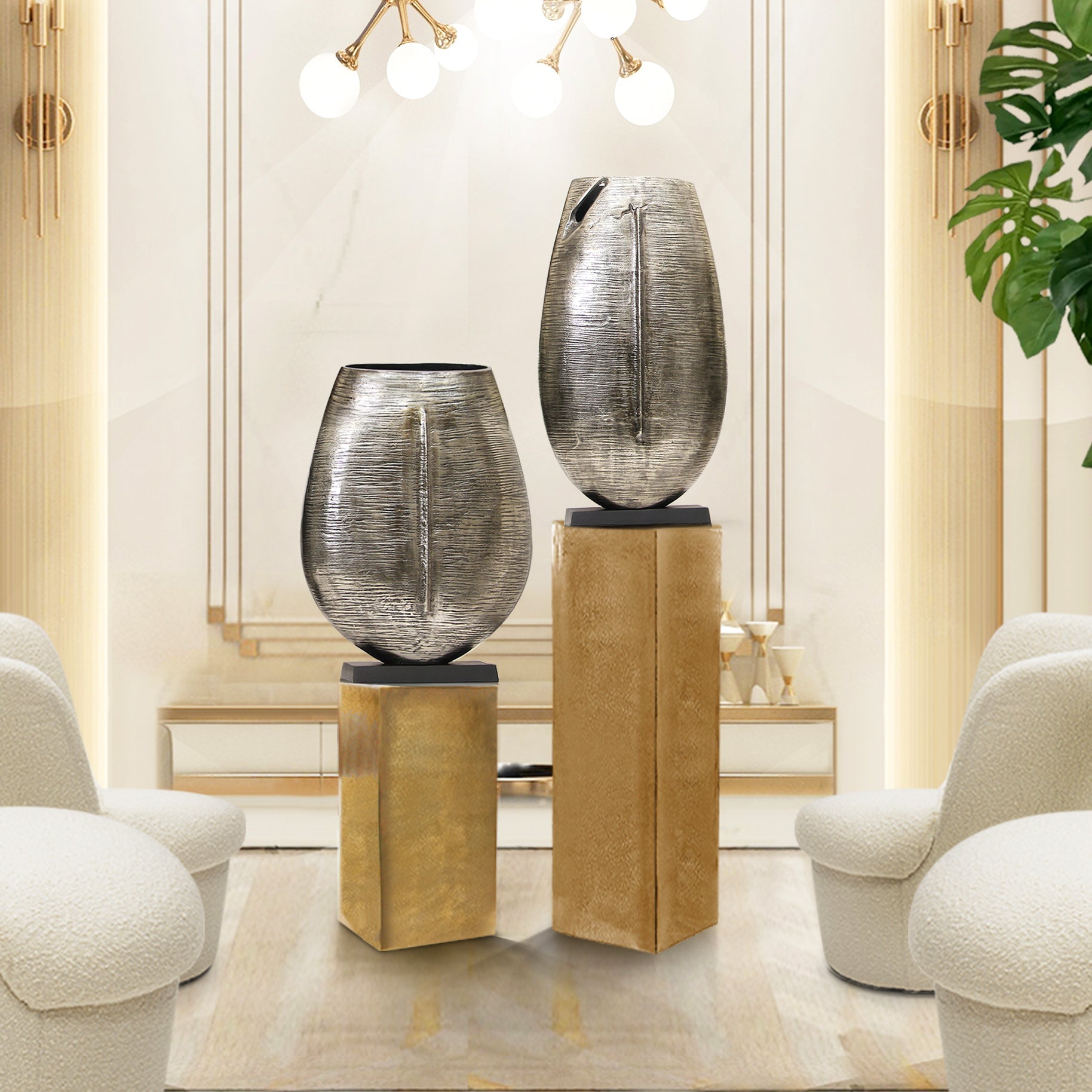 Vase en alliage noble