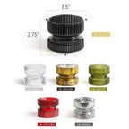 Bougeoirs en verre pour bougies piliers (lot de 6)
