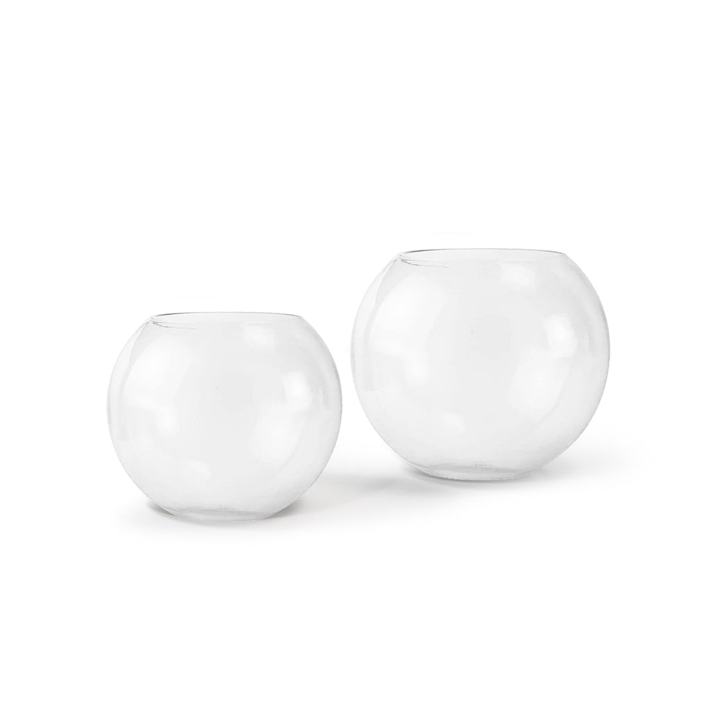 Vase à bulles en verre