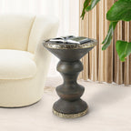 Table d'appoint style fusion rustique