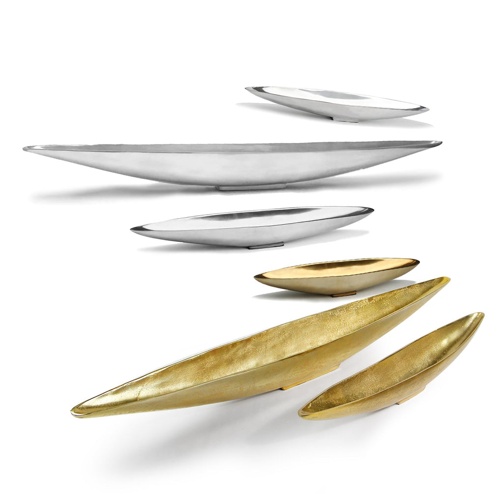 Vase bateau en métal