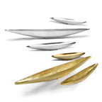 Vase bateau en métal