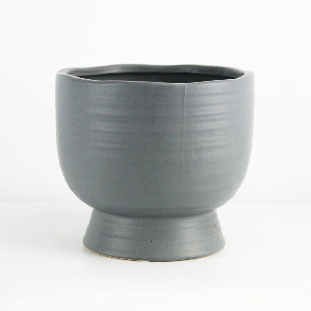 Pot en céramique court du milieu du siècle