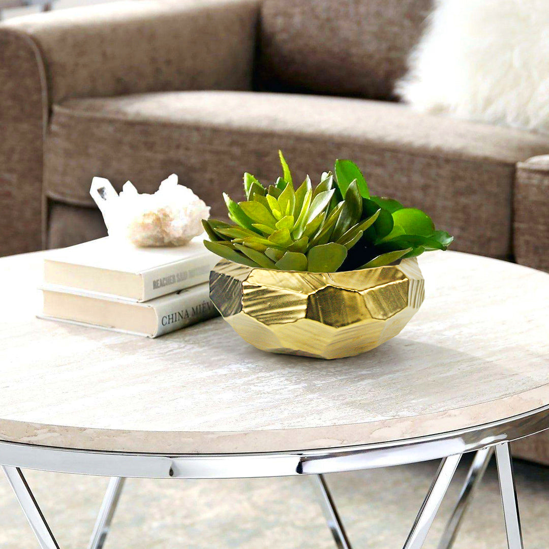 Pot en céramique brillant d'intérieur