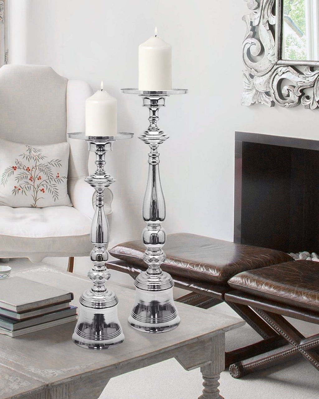 Support pour bougie pilier