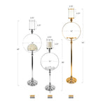 Support à bougie de sol Halo