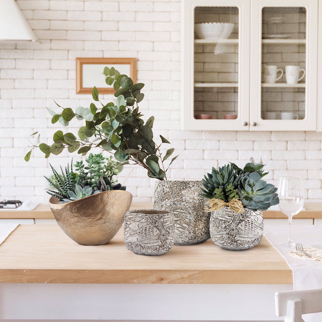 Pot en céramique fossilisée