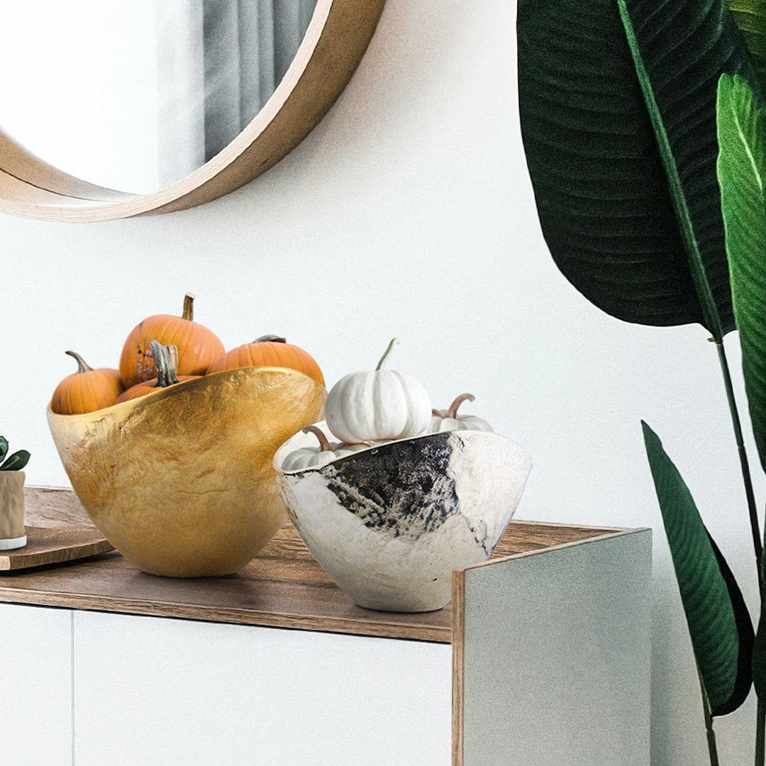 Bol de présentation en métal