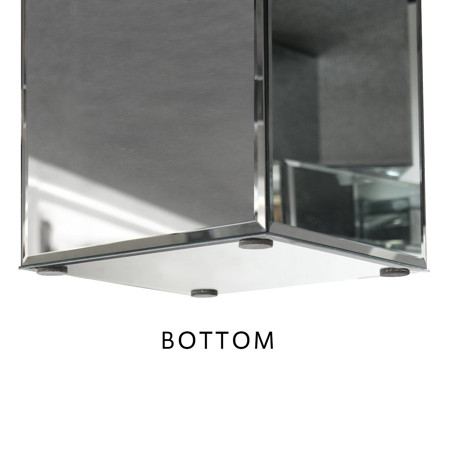 Colonne/Piédestal à bloc miroir