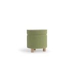 Pot trépied rainuré