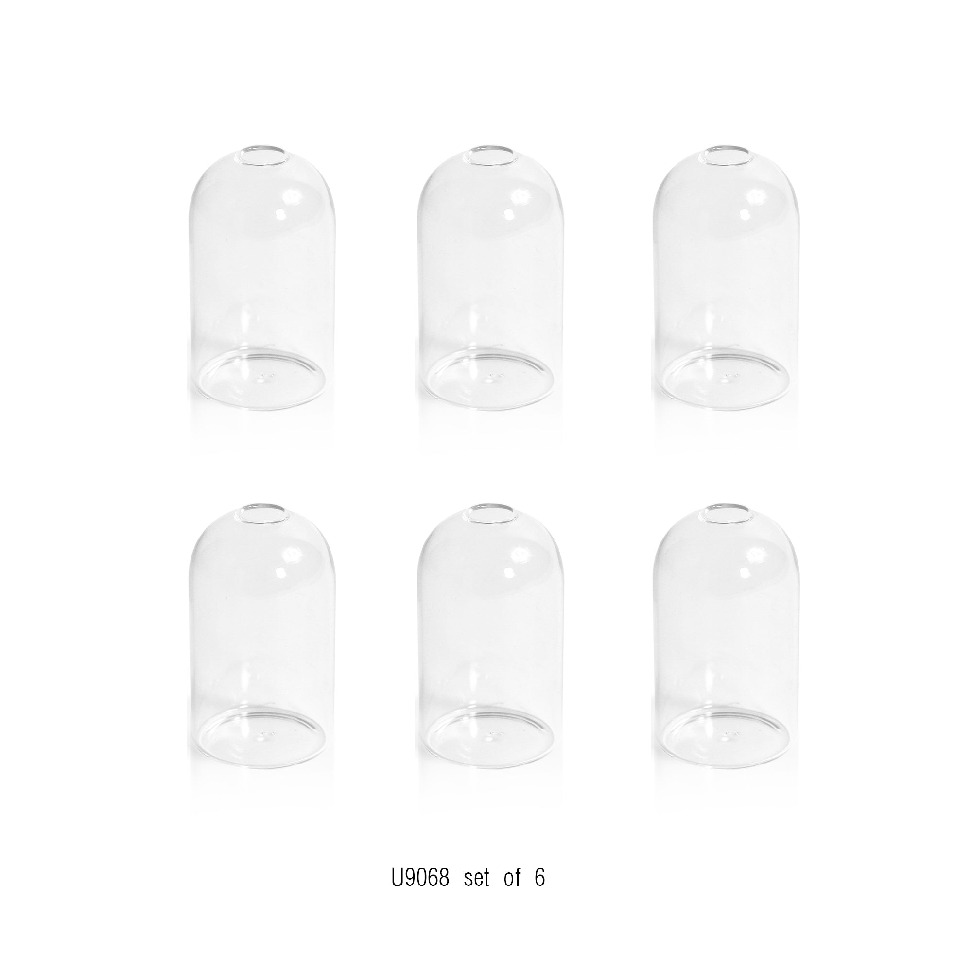 Vase à bourgeon unique (lot de 6) 
