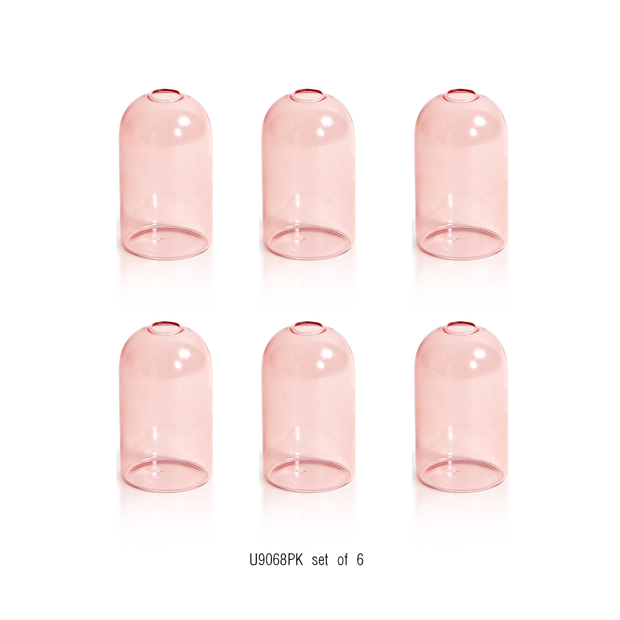 Vase à bourgeon unique (lot de 6) 