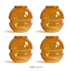 Vase à bourgeon globe (lot de 4) 