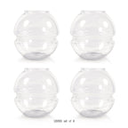 Vase à bourgeon globe (lot de 4) 