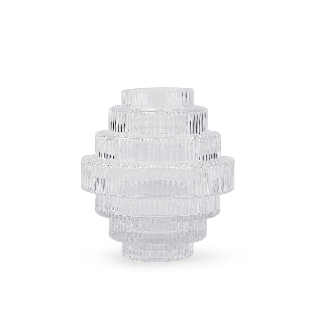 Vase en verre à plusieurs couches