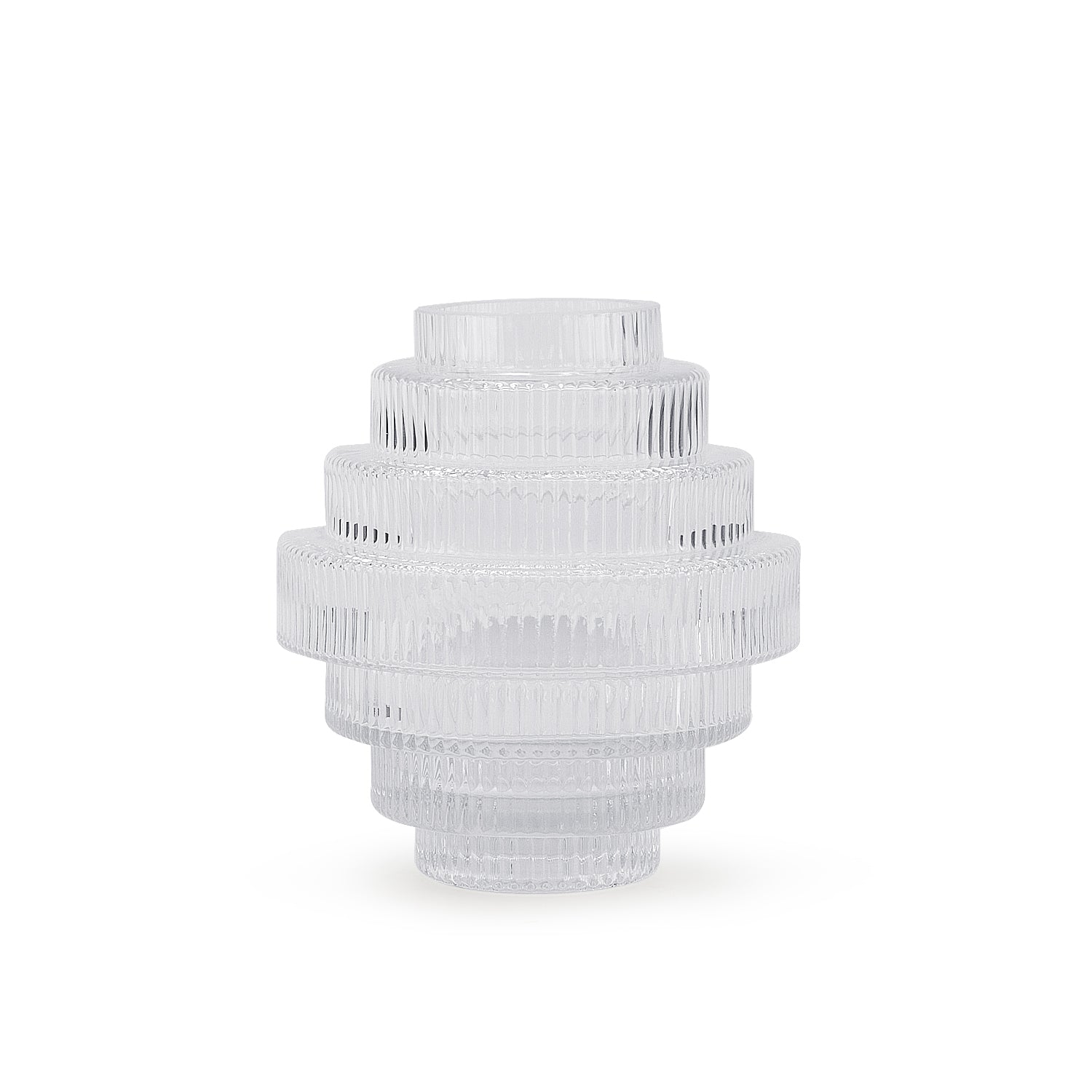 Vase en verre à plusieurs couches