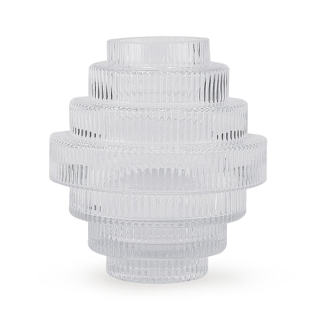 Vase en verre à plusieurs couches