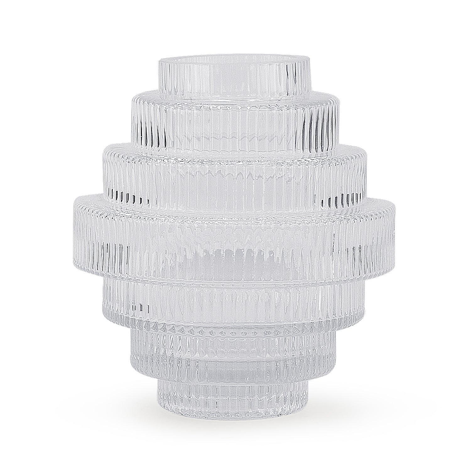 Vase en verre à plusieurs couches