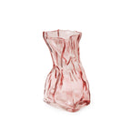 Vase en verre contemporain