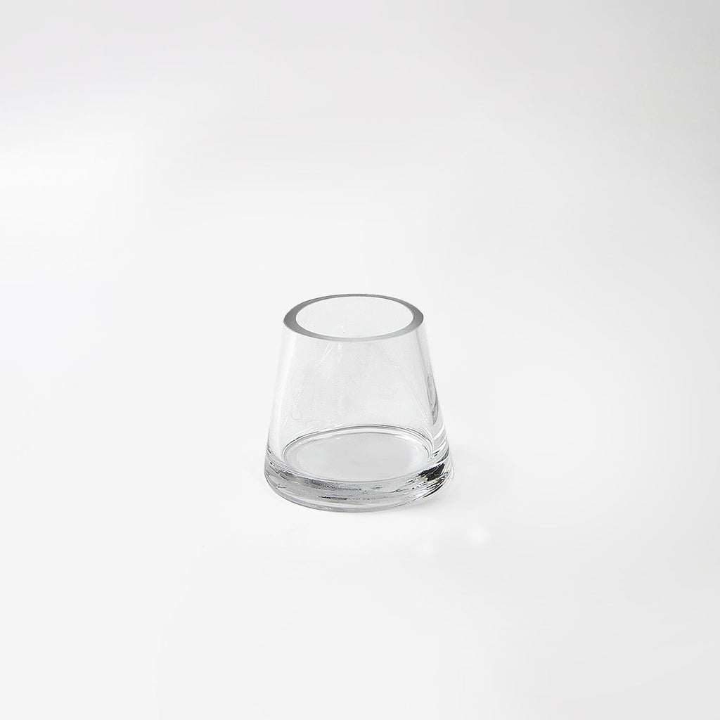 Vase en verre coloré uni de qualité supérieure