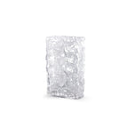 Vase rectangulaire en verre Glacial