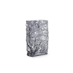 Vase rectangulaire en verre Glacial