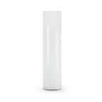 Vase cylindrique en verre blanc multicouche