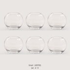 Vase en verre lunaire