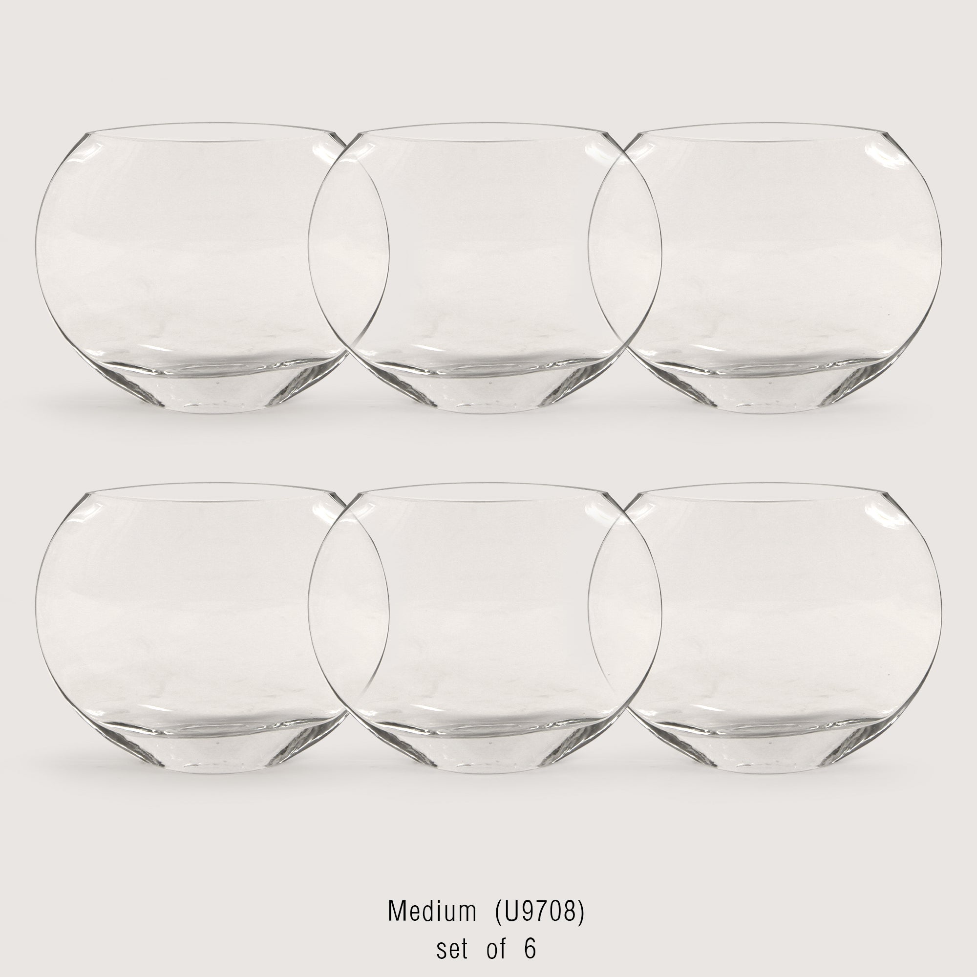 Vase en verre lunaire