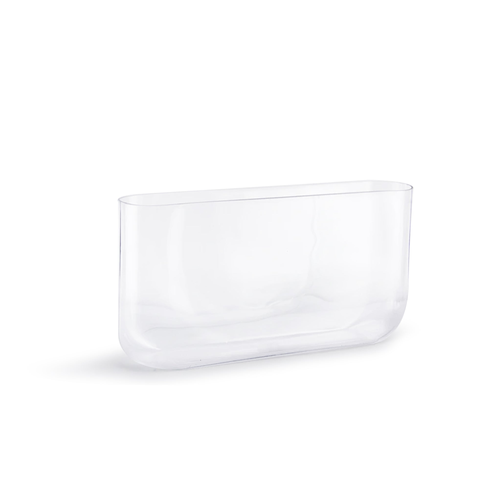 Vase ovale en verre (lot de 2) 