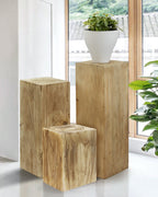 Table d'appoint piédestal Woodscape