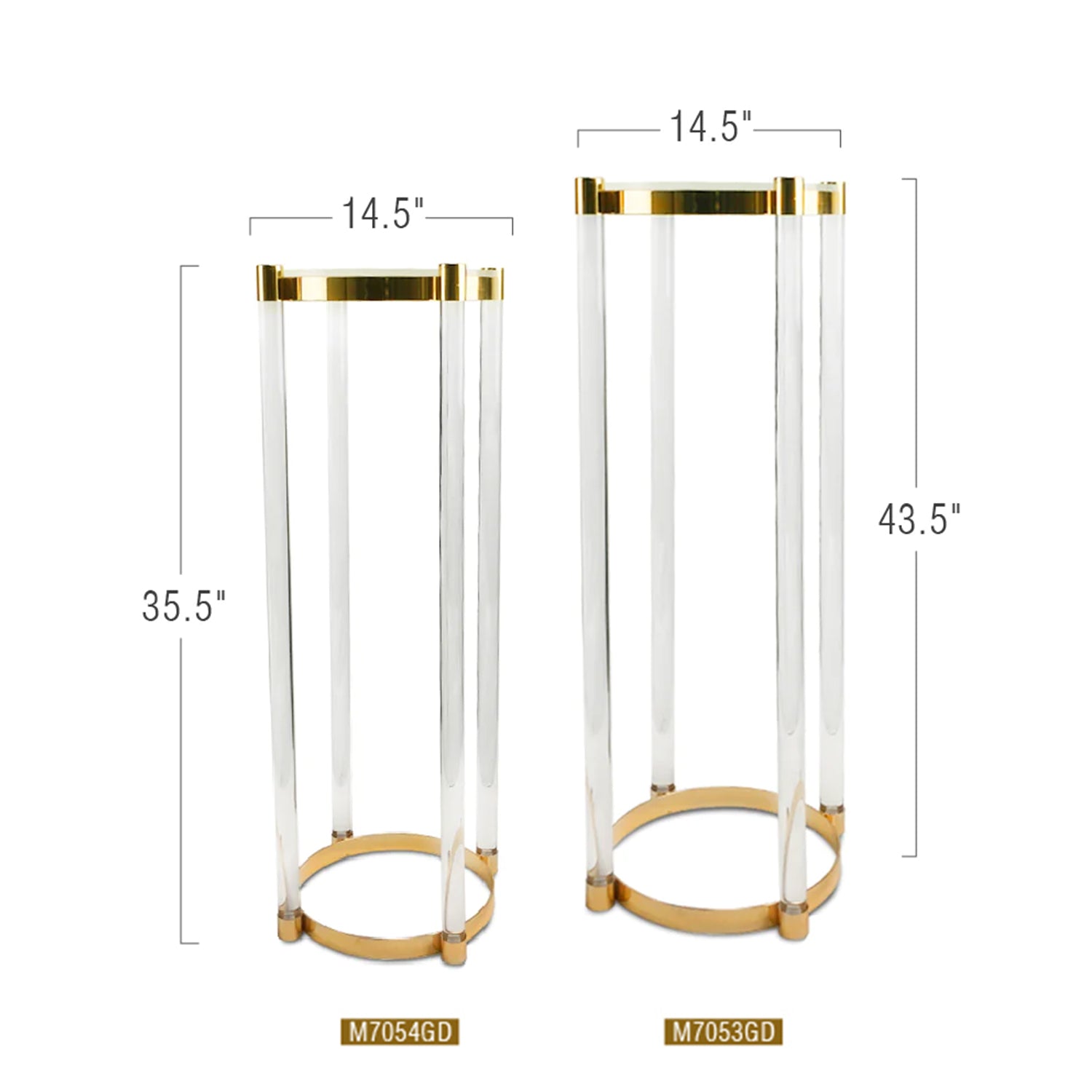 Socle de présentation en acrylique évanescent